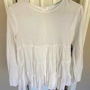 White Kimchi Blue Babydoll Shirt